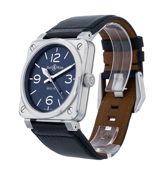 Bell and Ross BR03-92 BR0392-BLU-ST/SCA